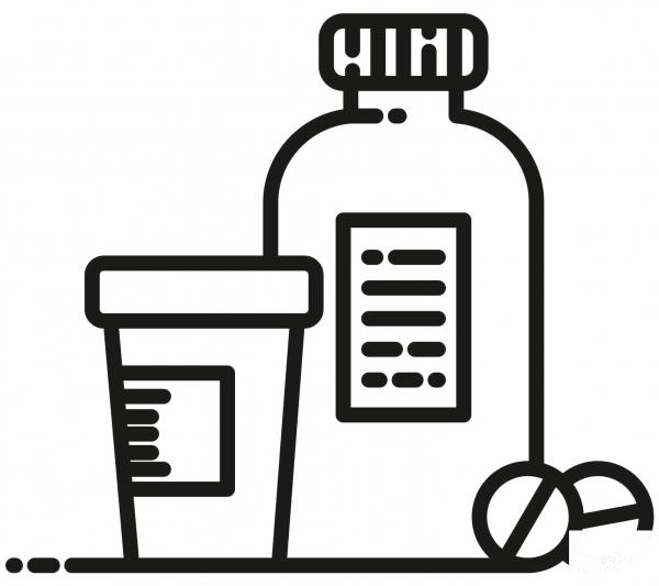 Pill Bottle coloring page image