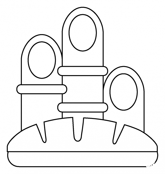 Pine Decoration Emoji coloring page image