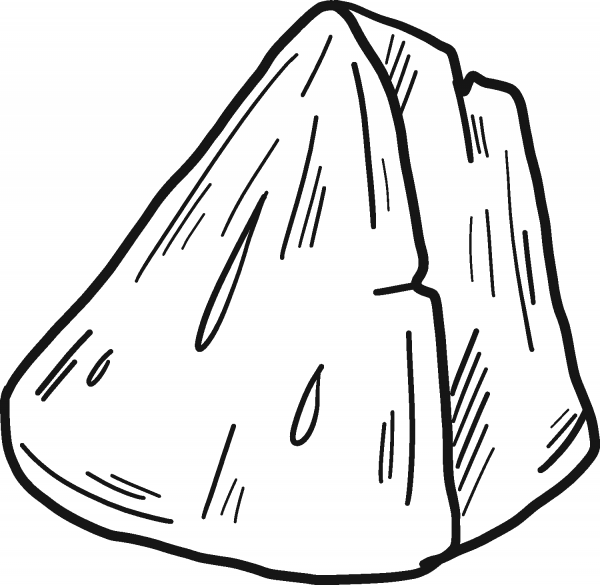 Pineapple Slice coloring page image