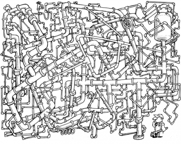 Pipes Doodle coloring page image