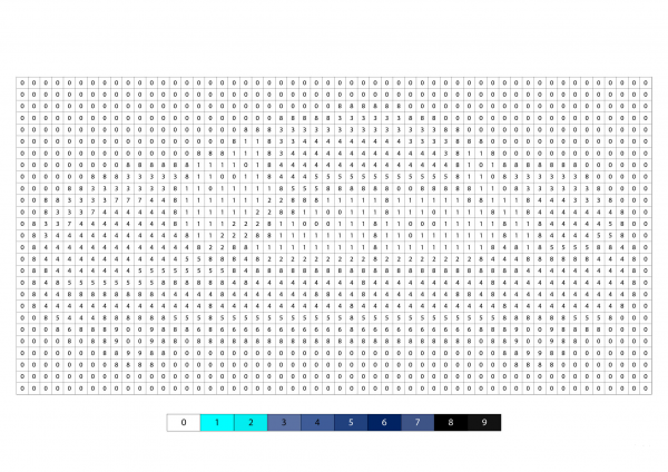 Pixel Car Purple Color by Number image
