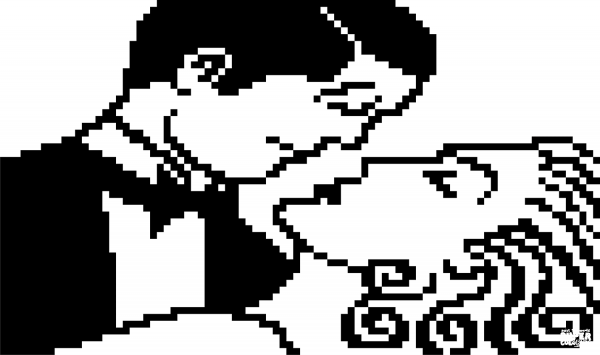 Pixel Romance coloring page image