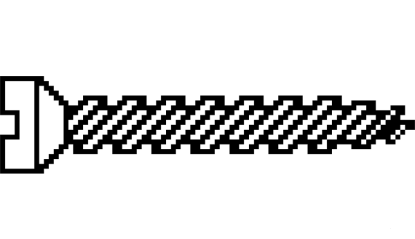 Pixel Screw coloring page image