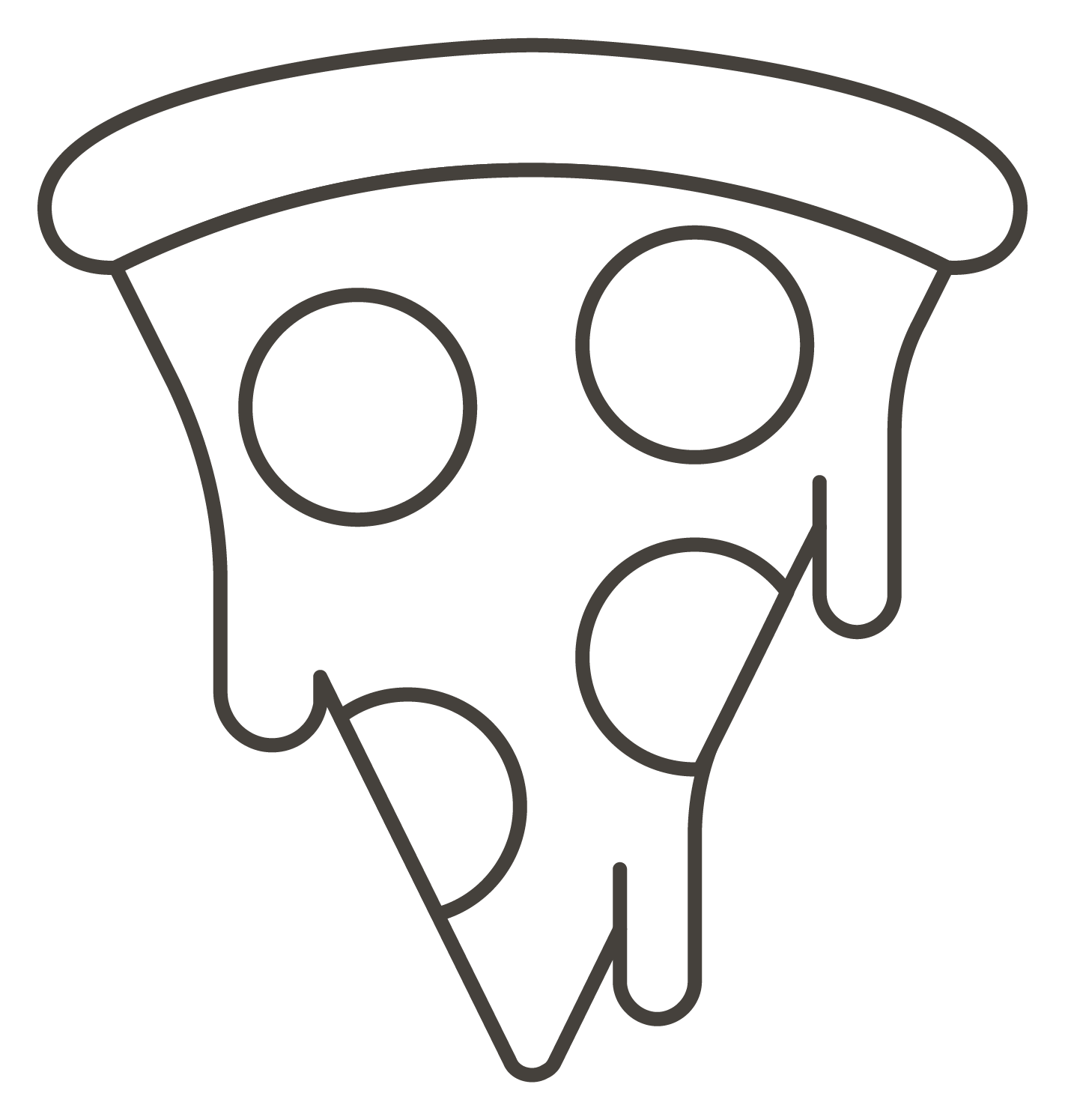 Pizza Coloring Page - Colouringpages