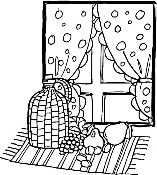 Placemat  coloring page image
