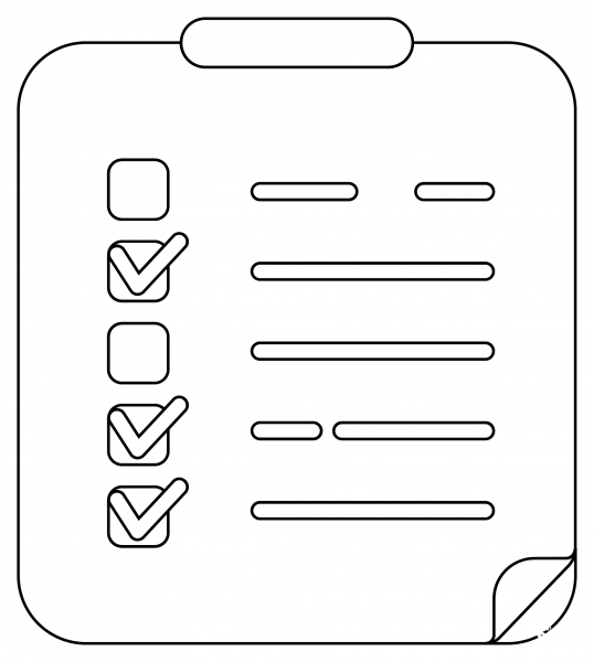 Plan coloring page image