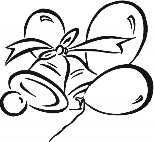 Playing Bells  coloring page image