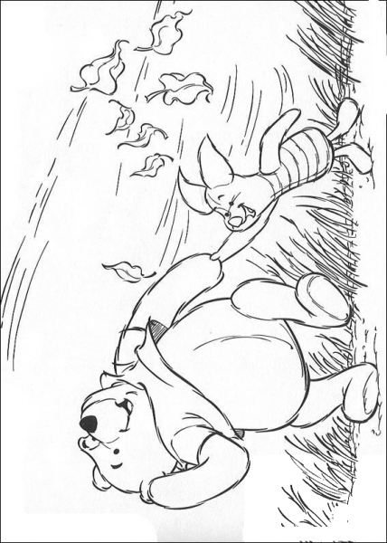 Playing In The Garden  coloring page image