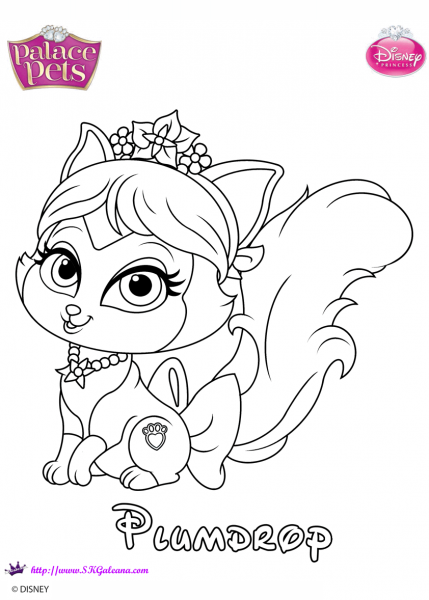 Plumdrop Princess coloring page image