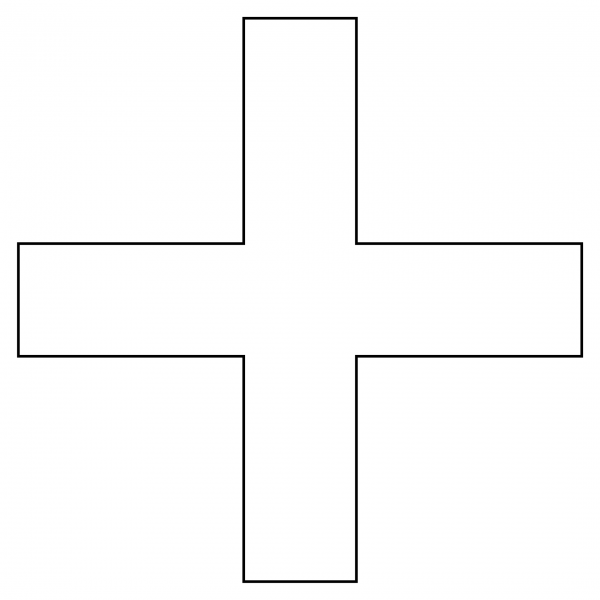 Plus coloring page - ColouringPages