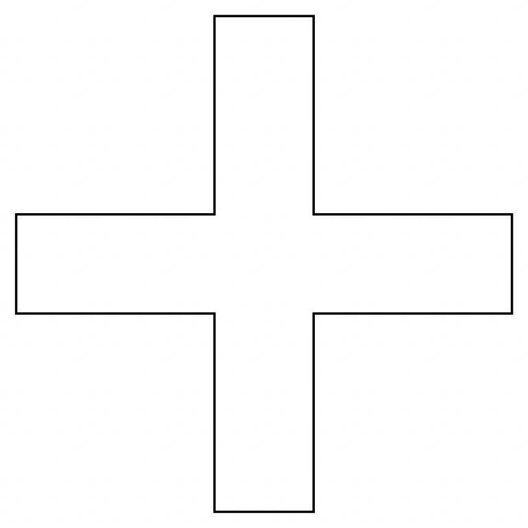 Plus coloring page - ColouringPages