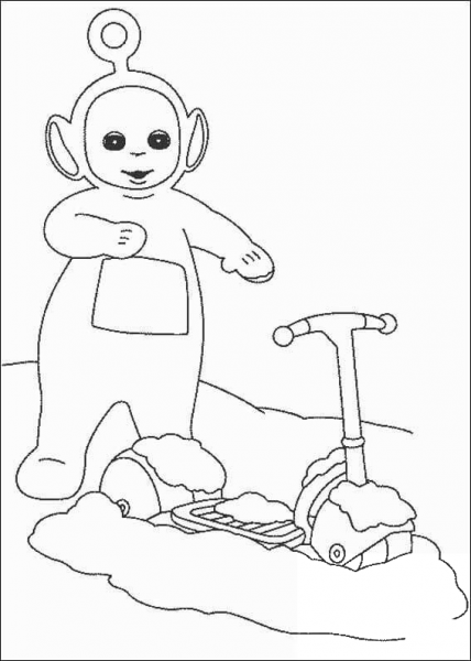 Po coloring page image