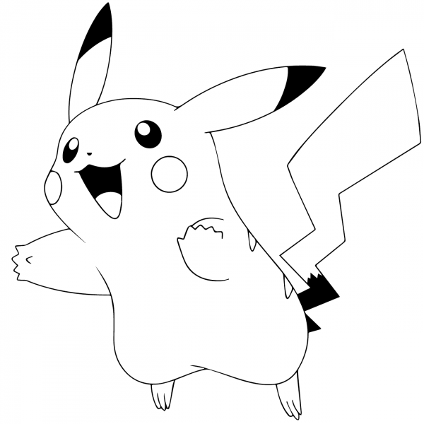 PokÃ©mon GO Pikachu #025  coloring page image