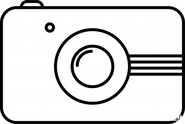 Polaroid coloring page image