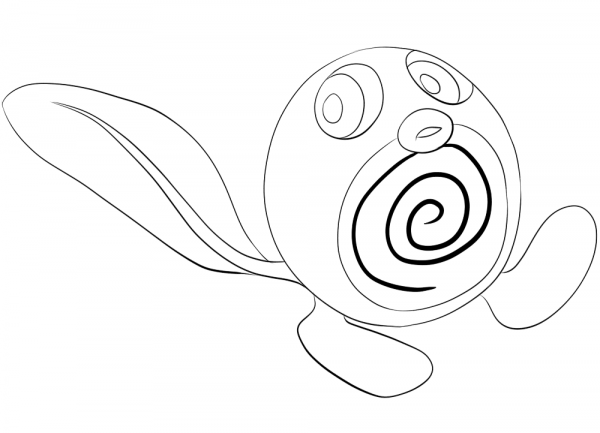 Poliwag coloring page image