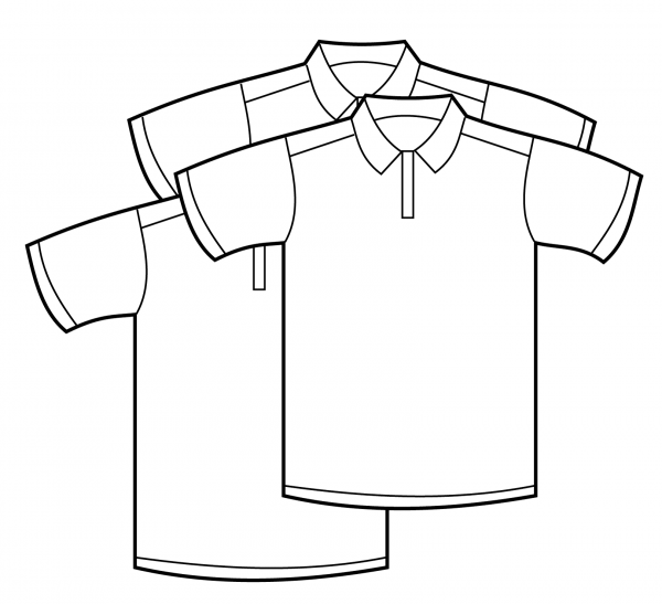 Polo T-Shirts coloring page image