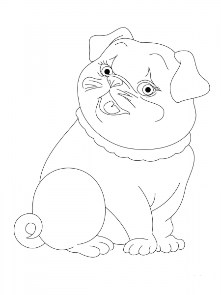Poofles coloring page image