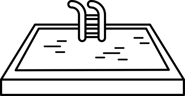 Pool coloring page image