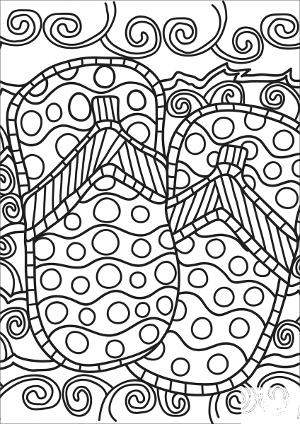 Pop Art Flip Flops coloring page image