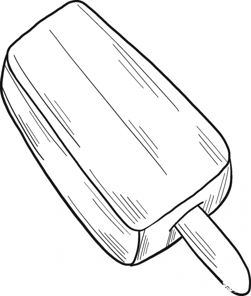 Popsicle coloring page image
