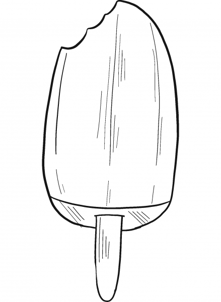 Popsicle coloring page image