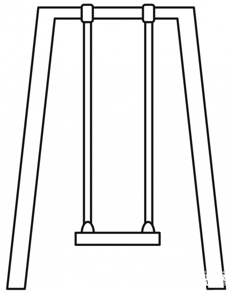 Porch Swing coloring page image