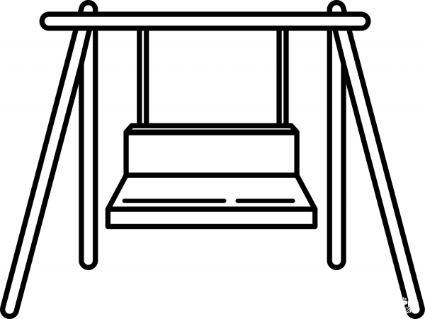 Porch Swing coloring page image