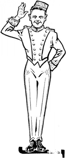 Porter coloring page image