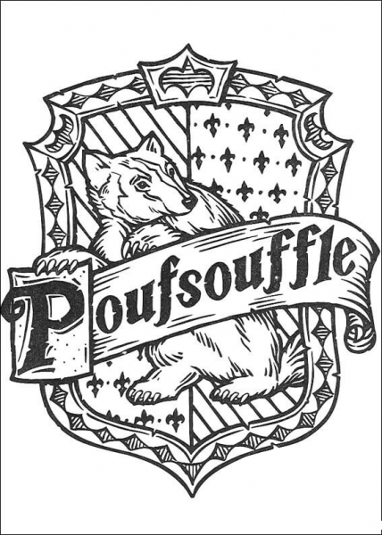 Poufsouffle  coloring page image