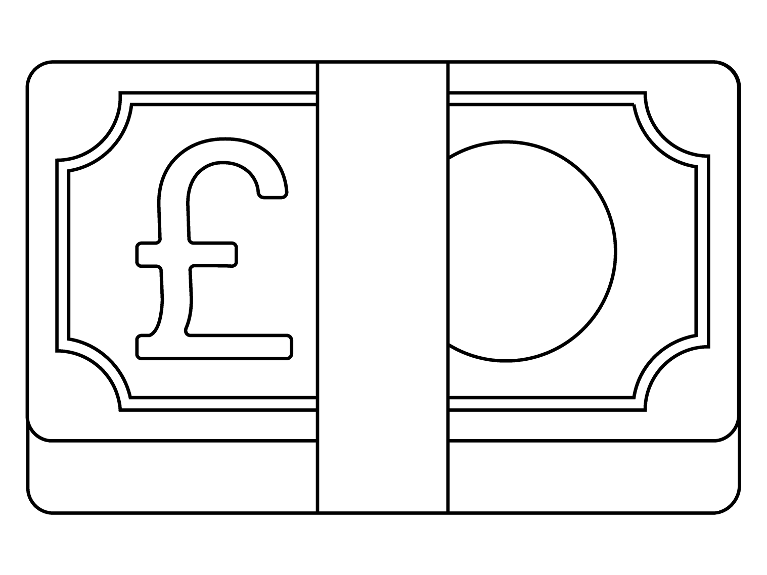 Pound Banknote Emoji Coloring Page ColouringPages Pound Banknote Emoji Coloring Page ColouringPages