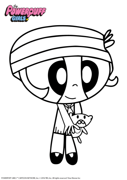 Powerpuff Girl coloring page image