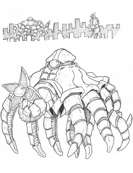 Pr G Force the All Seer coloring page image
