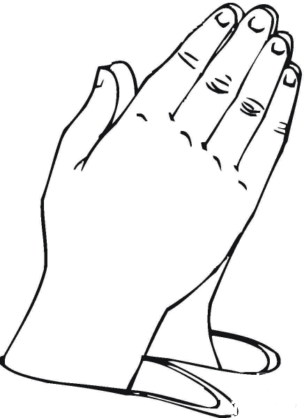 Prayer  coloring page image
