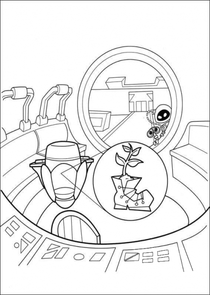 Precious Plant  coloring page image
