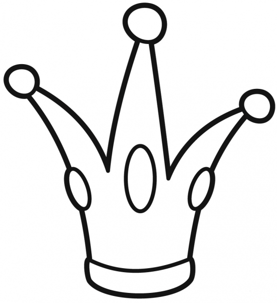 Princess Crown coloring page image
