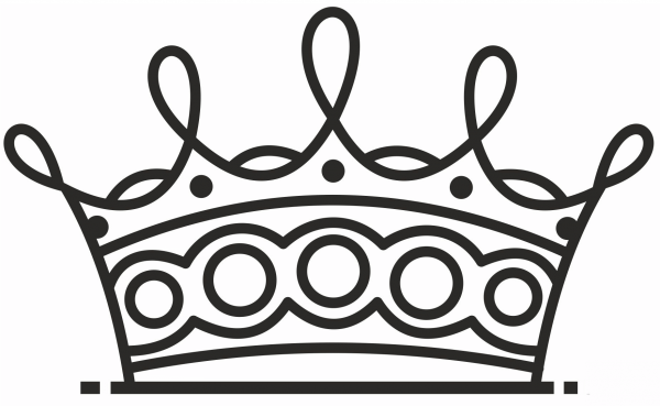 Princess Crown coloring page image