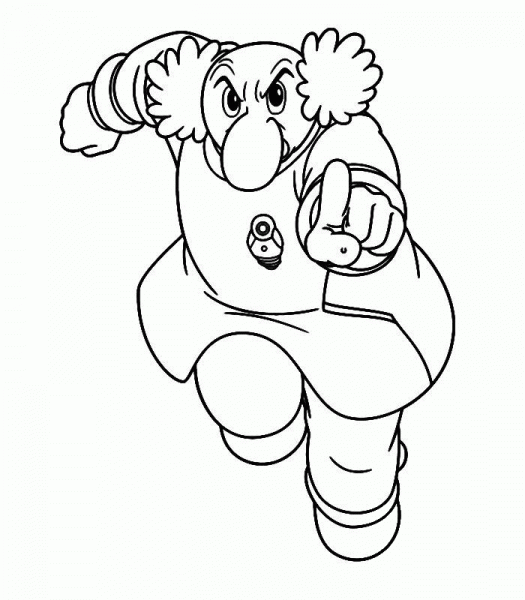 Professor  Ochanomizu  coloring page image