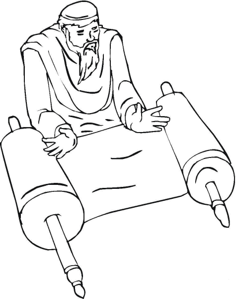 Prophet   coloring page image