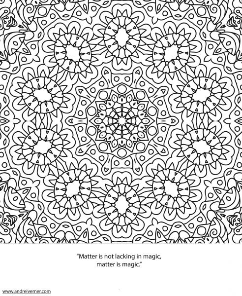 Psychedelic Ornaments coloring page image