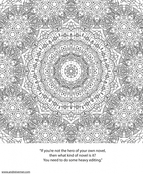 Psychedelic Ornaments coloring page image