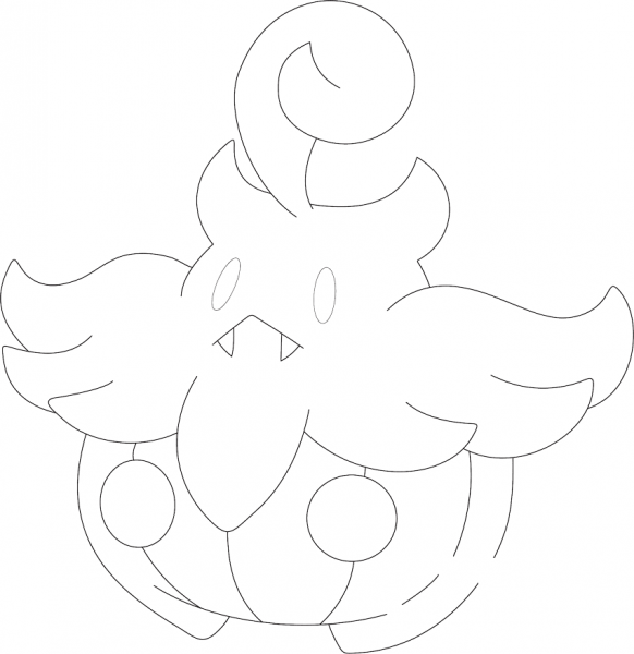 Pumpkaboo coloring page image