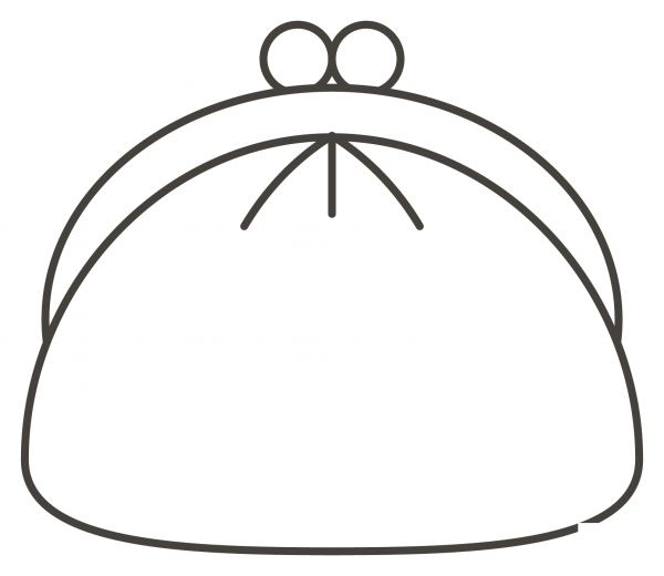 Purse coloring page image