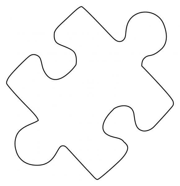 Puzzle Piece Emoji coloring page - ColouringPages