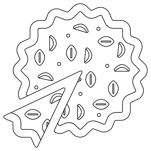 Quiche coloring page image