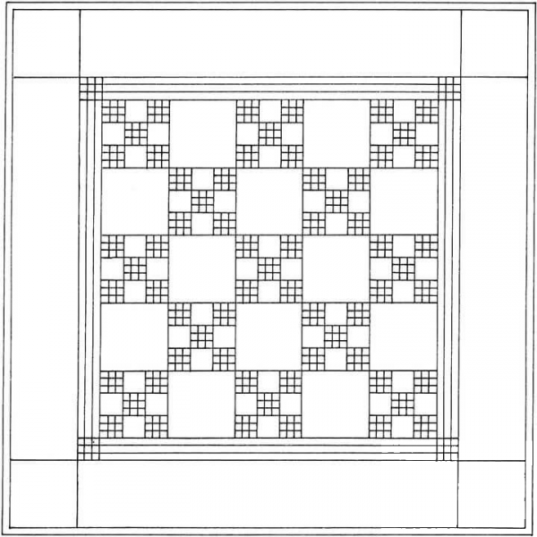 Quilt  coloring page image