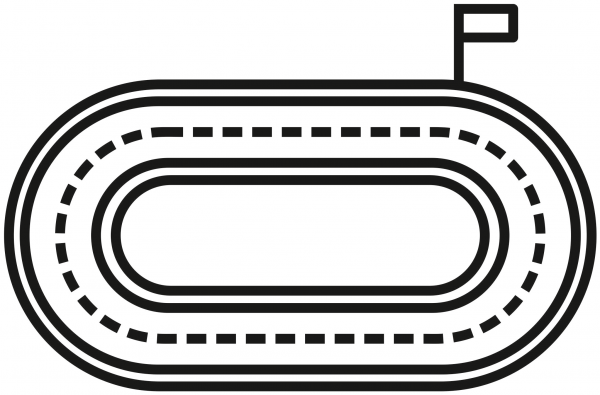 Race Track coloring page image