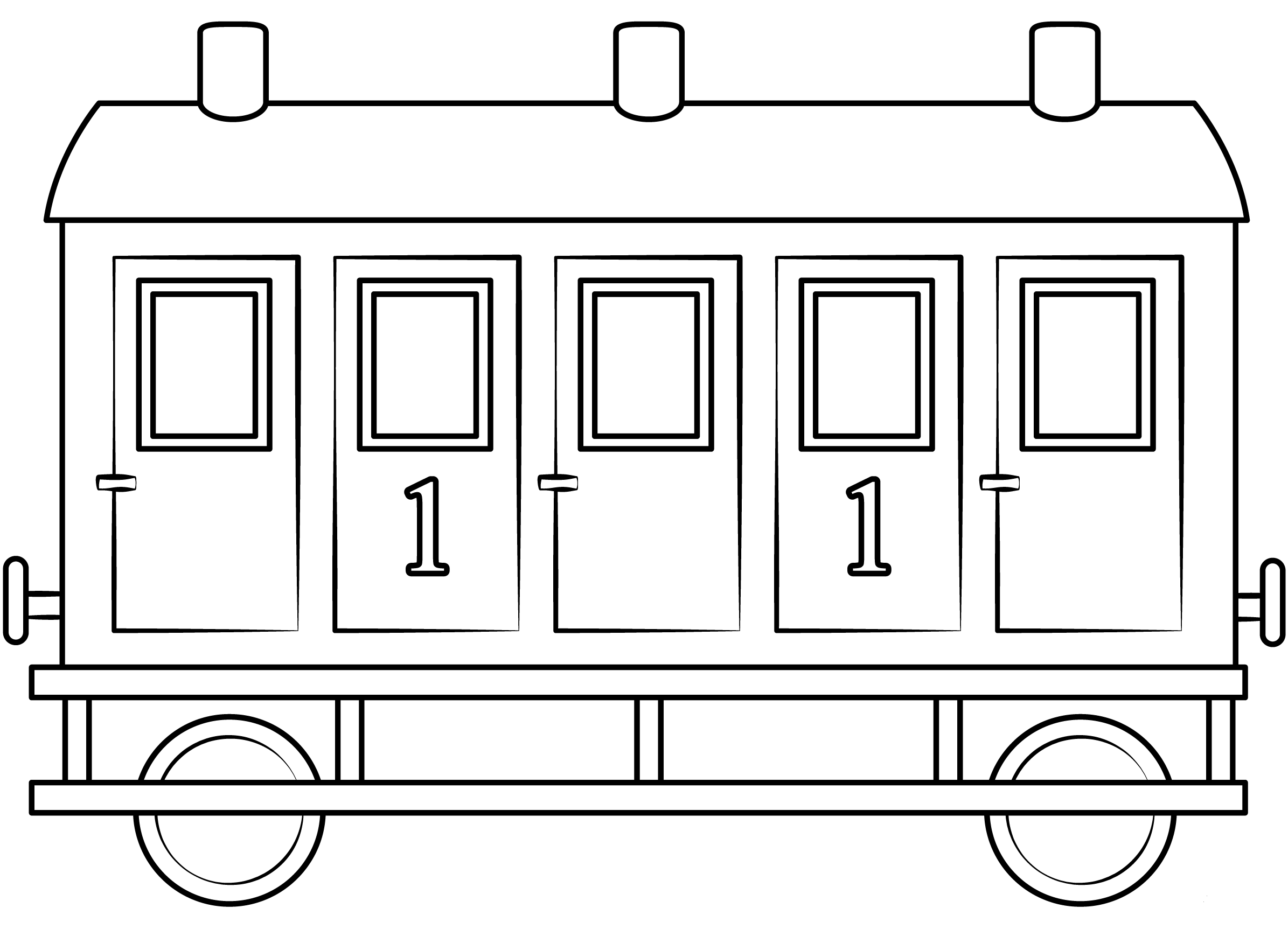 Railroad Car coloring page ColouringPages