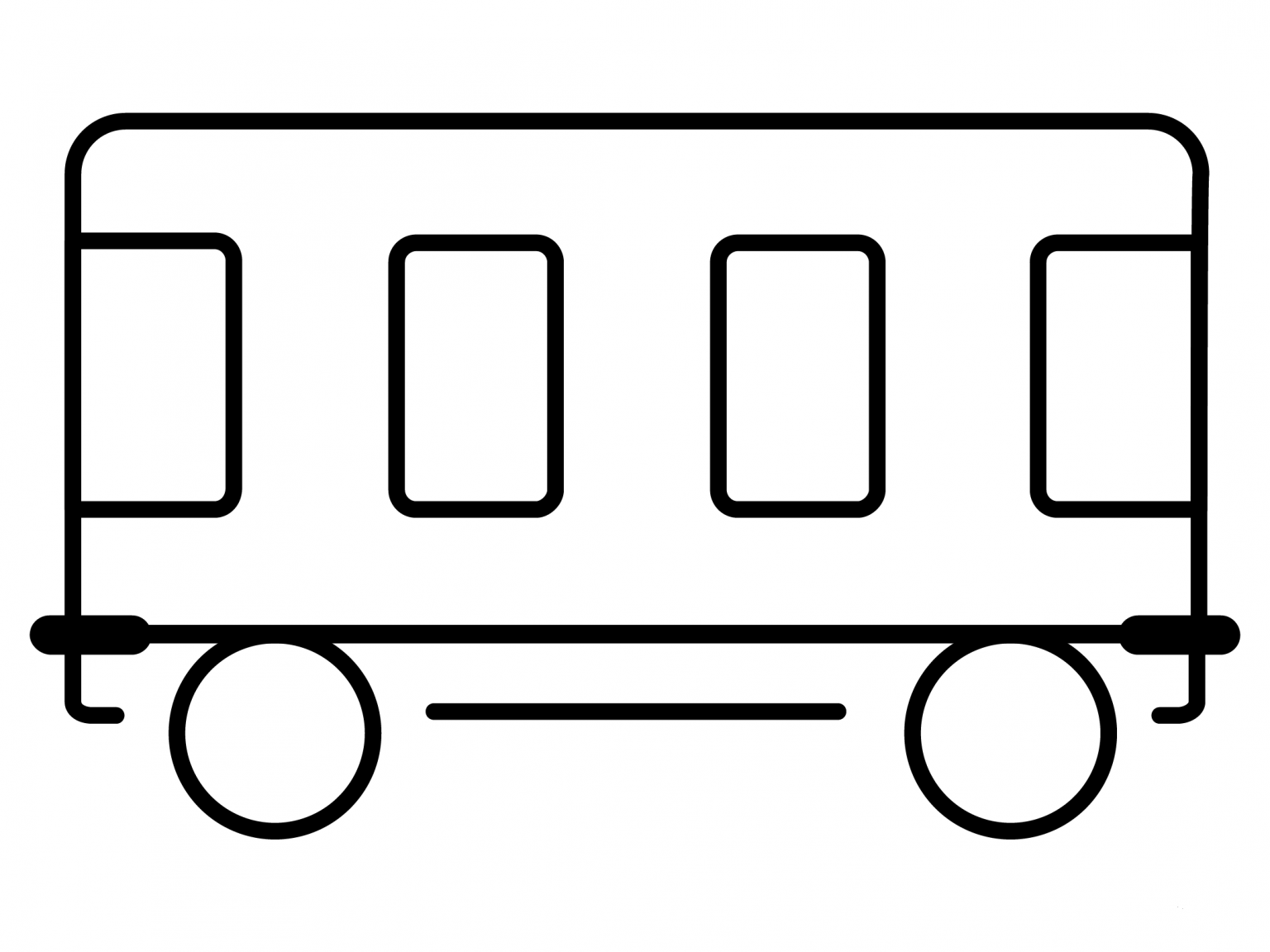 Railway Car Emoji coloring page - ColouringPages