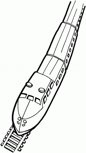 Railway Road  coloring page image