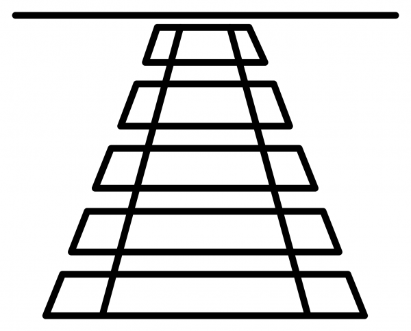 Railway Track Emoji coloring page image